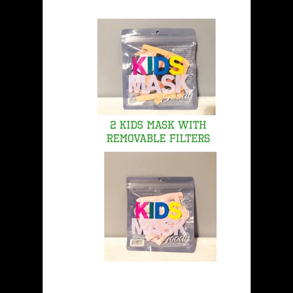 COPY - ☀️2 Goody Comfort Fit Kids Masks With Filters